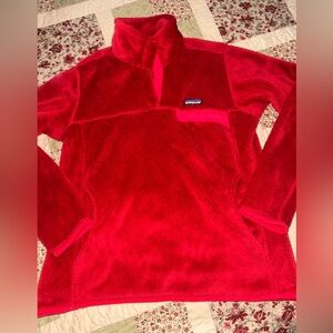 Patagonia Vibrant Red Women's Fleece. Size large